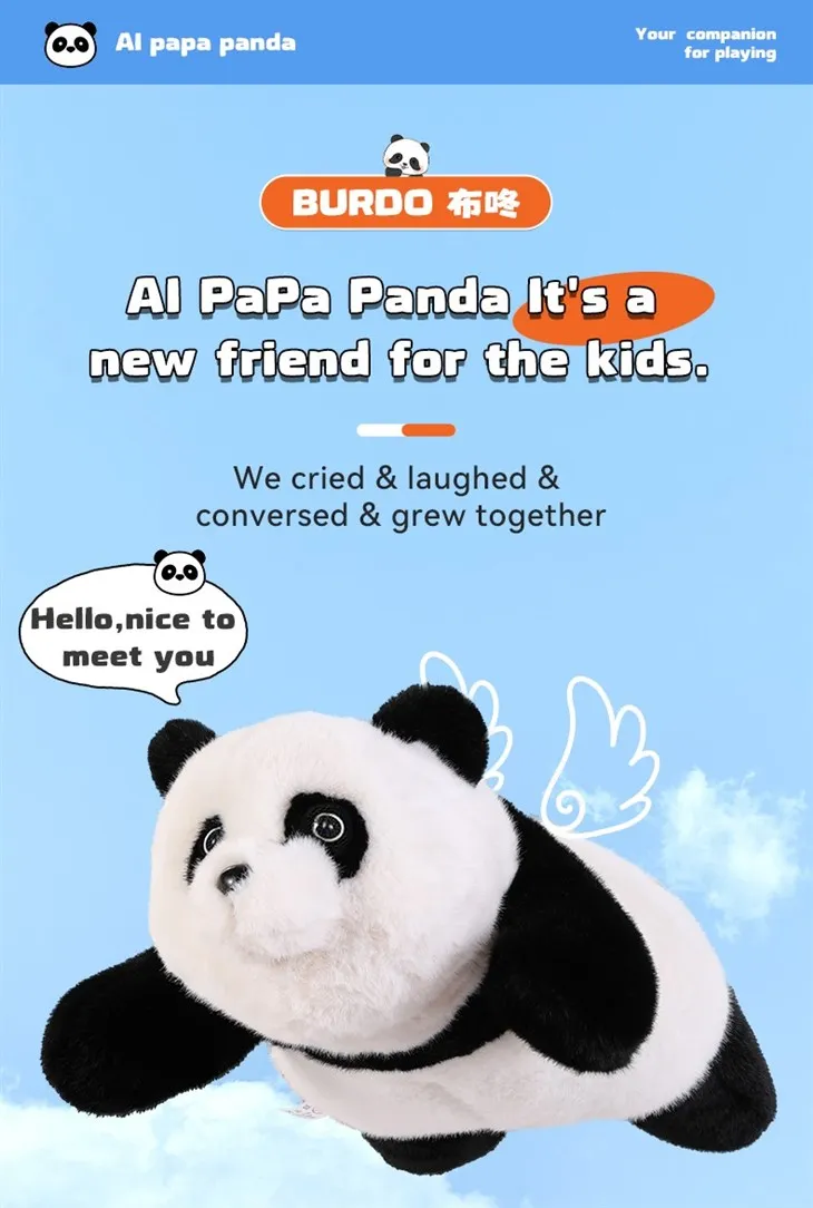 Custom Interactive Plush Introduces Of AI Plush Toys AI-Powered Talking Panda