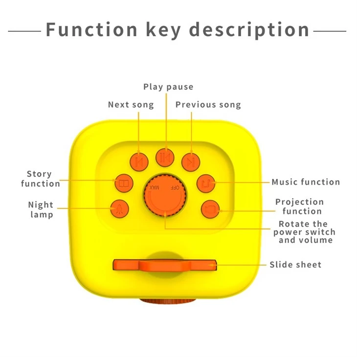 Kid's Projector Educational Toy Story Learning Machine